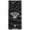 NBA New Orleans Pelicans Black Animal Print Galaxy S24 FE Clear Case
